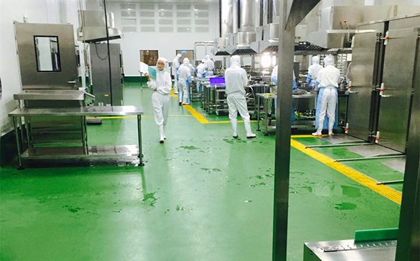 食品車(chē)間地面用什么材料?